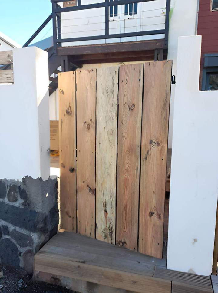 Portillon en bois pin traité Saint-Louis