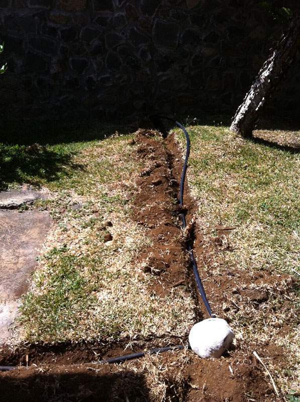 Tuyau système arrosage automatique Saint-Louis