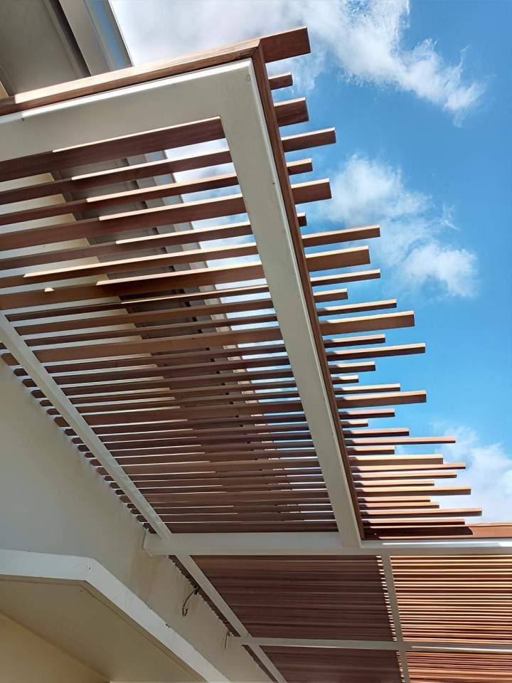 Pergola structure métallique Saint-Louis