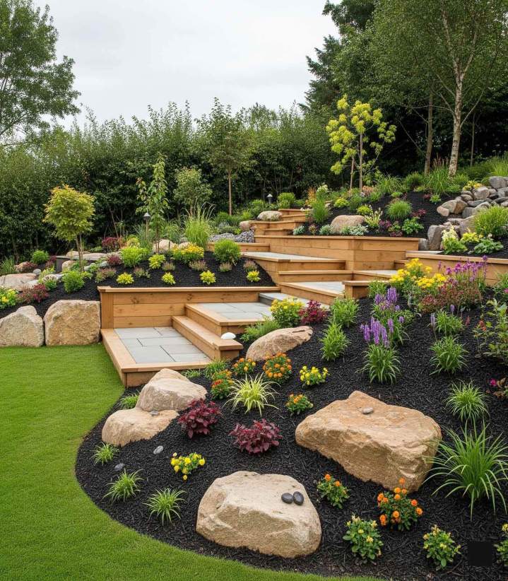 Création espace extérieur Saint-Louis